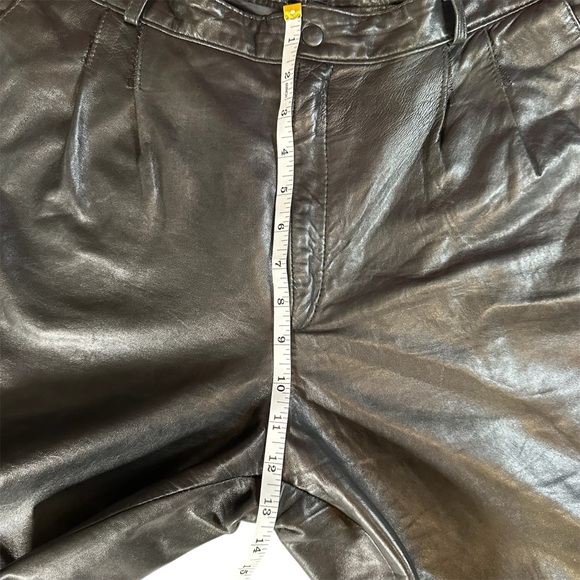 Vintage North Beach Leather - Michael Hoban Black Lambskin Pants- Men’s Size 34 - Picture 10 of 15